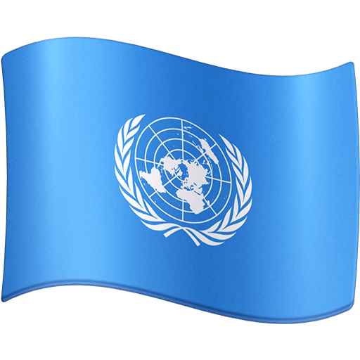 flag: United Nations as rendered by Facebook
