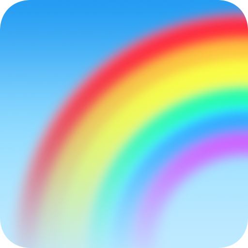 rainbow as rendered by Facebook