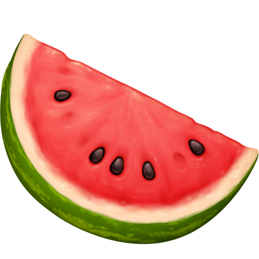 Wassermelone as rendered by Facebook