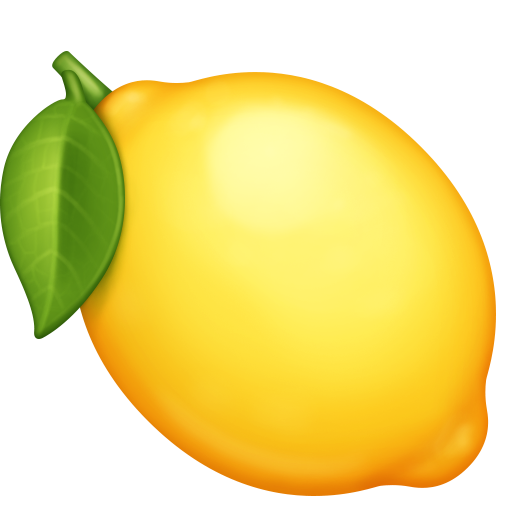 Lemon as drawn by Facebook in 16.0