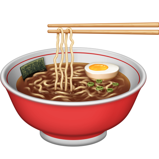 steaming bowl as rendered by Facebook