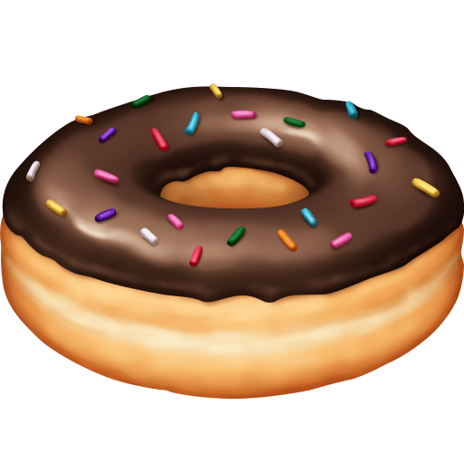 Doughnut as drawn by Facebook in 16.0