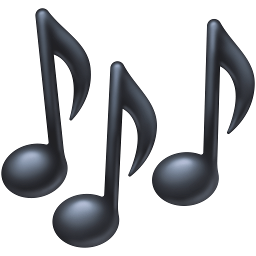 note musicali as rendered by Facebook