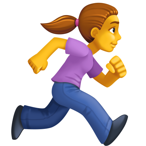 Woman Running Facing Right, the design in this release