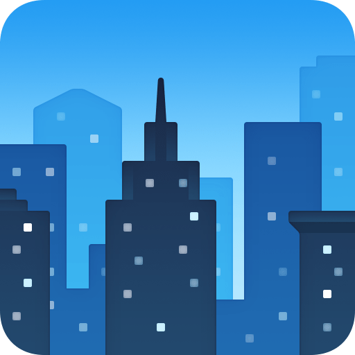 cityscape as rendered by Facebook