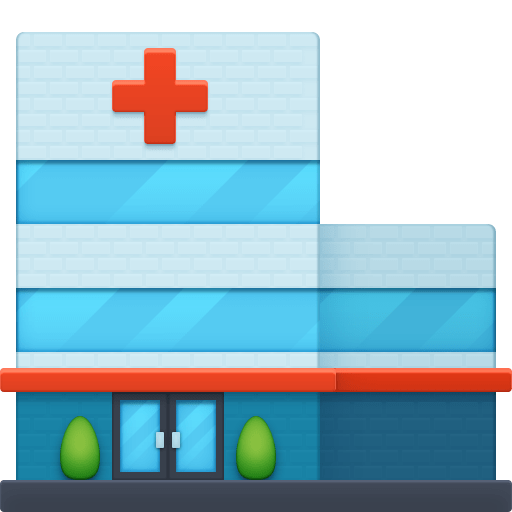 hospital as rendered by Facebook