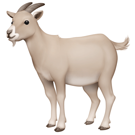 goat as rendered by Facebook