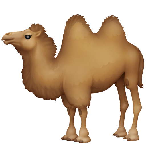 two-hump camel as rendered by Facebook