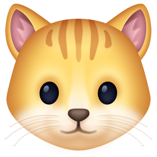 Cat Face as drawn by Facebook in 16.0
