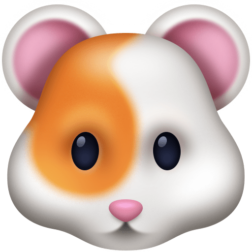 Hamster as rendered by Facebook