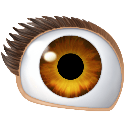 eye as rendered by Facebook