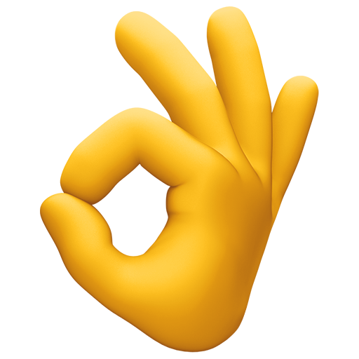 mano che fa OK as rendered by Facebook