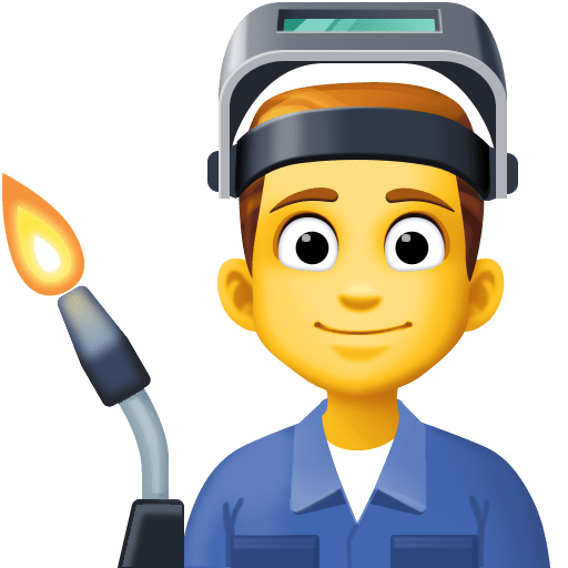 man factory worker as rendered by Facebook