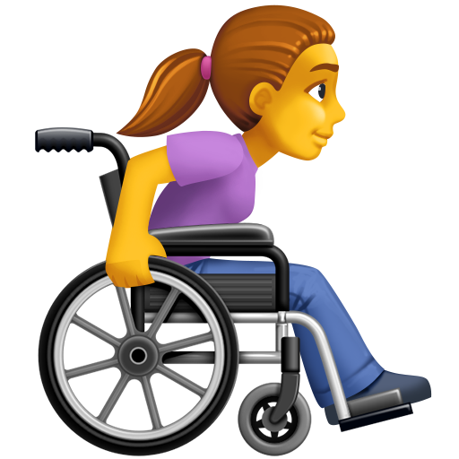 Woman in Manual Wheelchair Facing Right, the design in this release