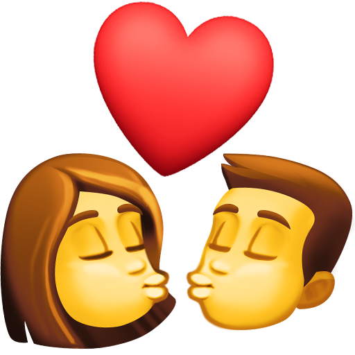 kiss as rendered by Facebook
