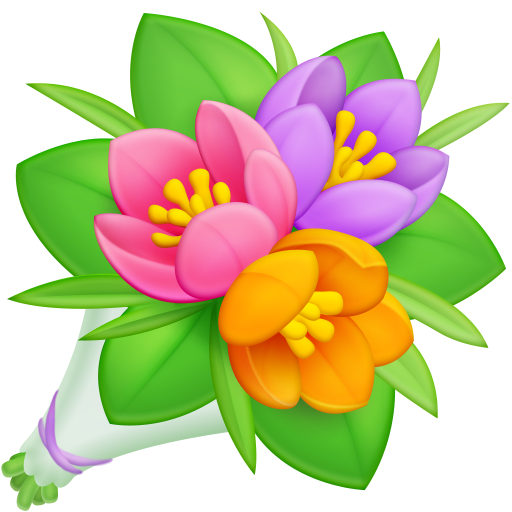 Blumenstrauß as rendered by Facebook