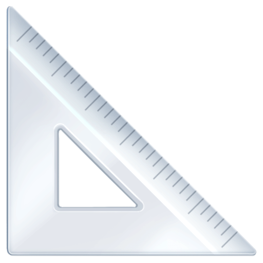 triangular ruler as rendered by Facebook