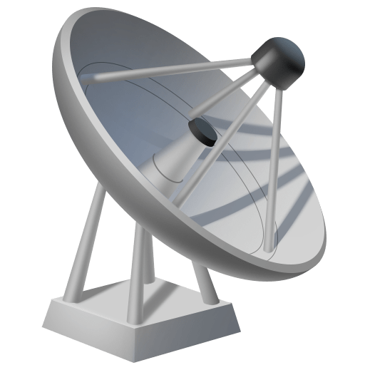 satellite antenna as rendered by Facebook
