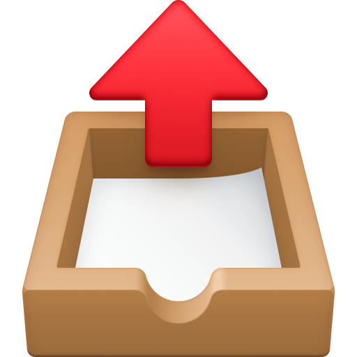 outbox tray as rendered by Facebook