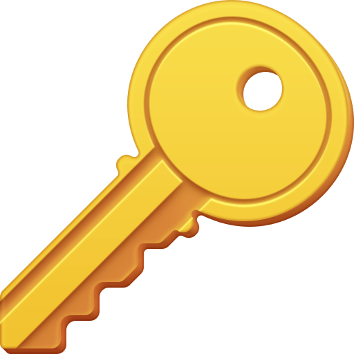 key as rendered by Facebook