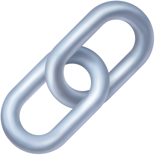 Linksymbol as rendered by Facebook