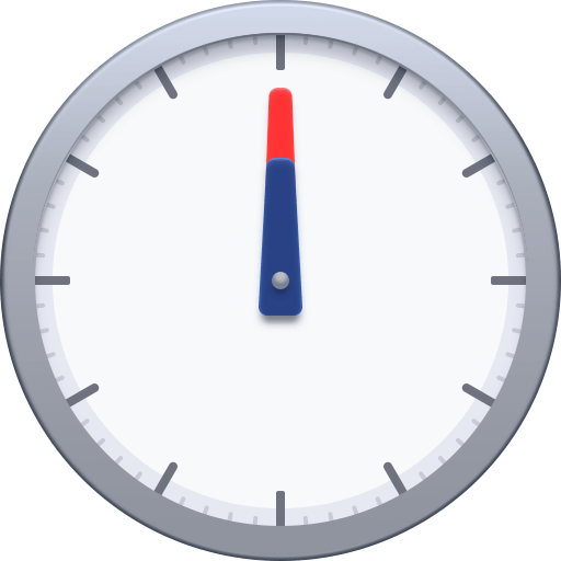 twelve o’clock as rendered by Facebook
