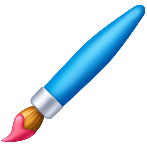 paintbrush as rendered by Facebook