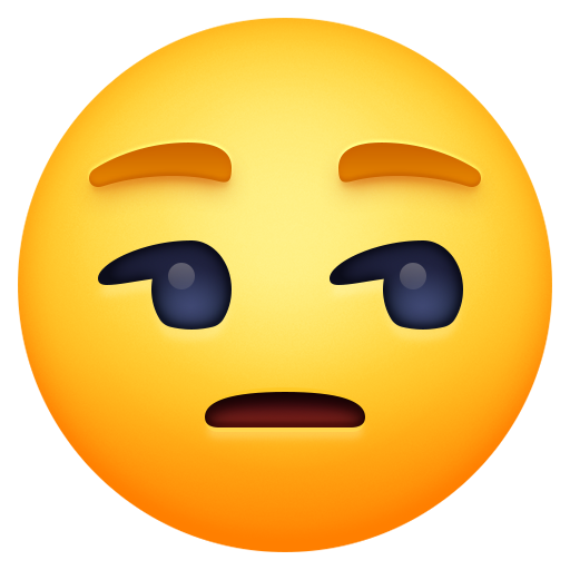 faccina contrariata as rendered by Facebook