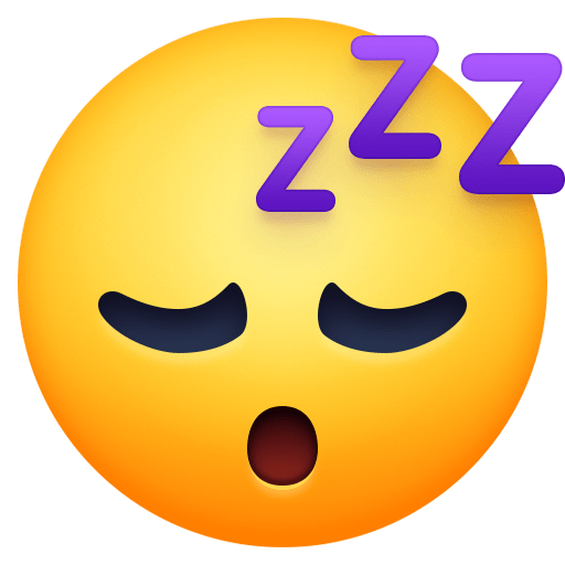 schlafendes Gesicht as rendered by Facebook