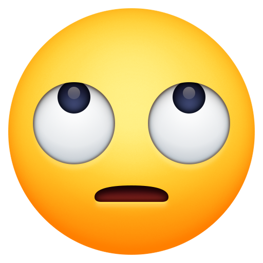 Face with Rolling Eyes, the design in this release