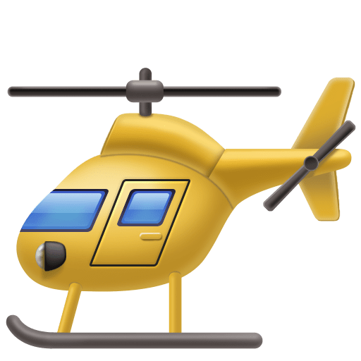 helicopter as rendered by Facebook