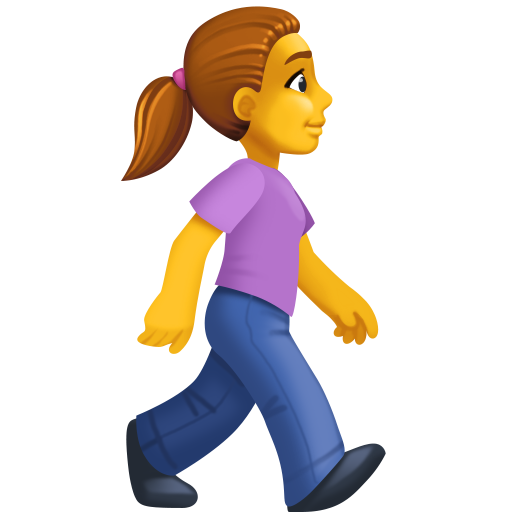 Woman Walking Facing Right, the design in this release