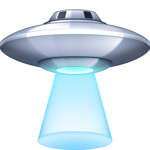 flying saucer as rendered by Facebook