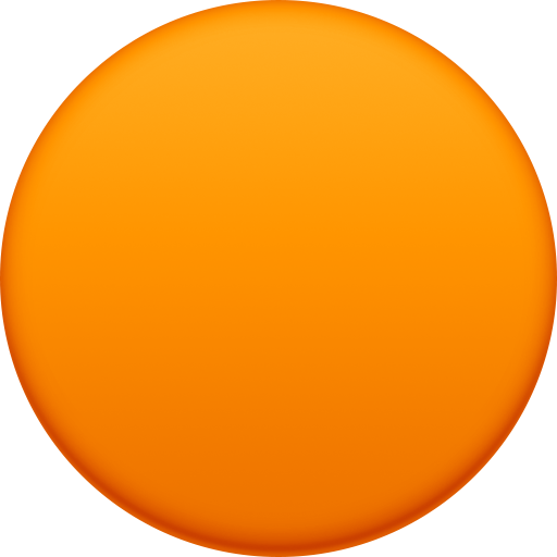 círculo naranja as rendered by Facebook