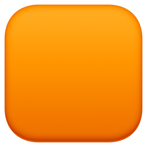 orange square as rendered by Facebook