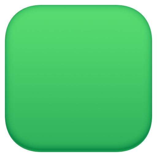 green square as rendered by Facebook