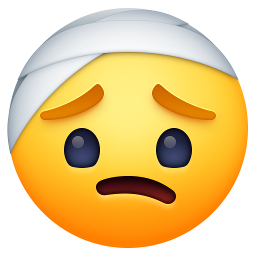 Face with Head-Bandage, the design in this release