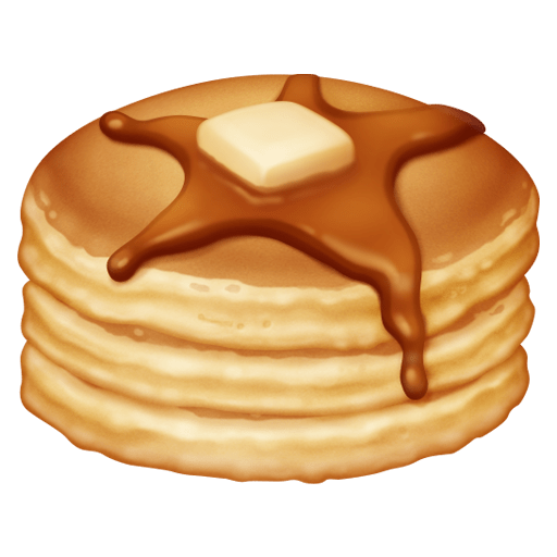 pancakes as rendered by Facebook