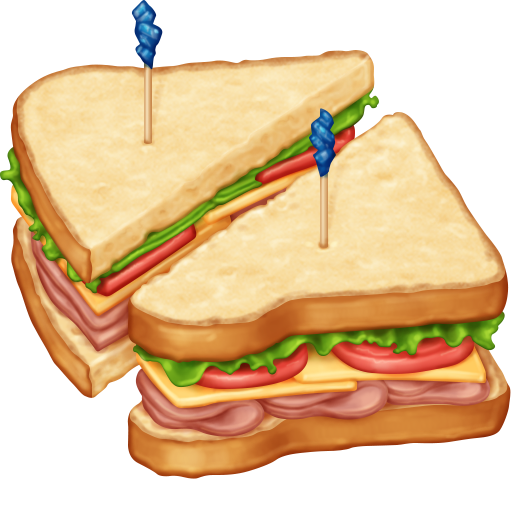 sandwich as rendered by Facebook