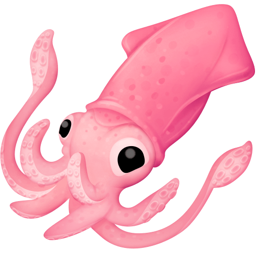 squid as rendered by Facebook