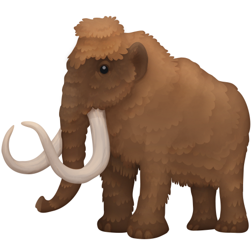 mammoth as rendered by Facebook