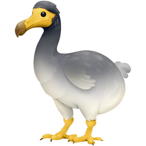 dodo as rendered by Facebook