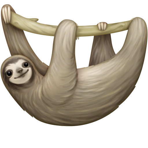 Sloth as drawn by Facebook in 16.0
