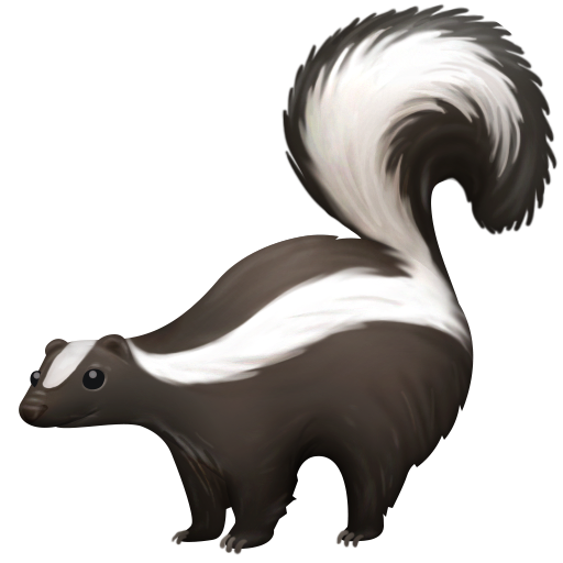 skunk as rendered by Facebook