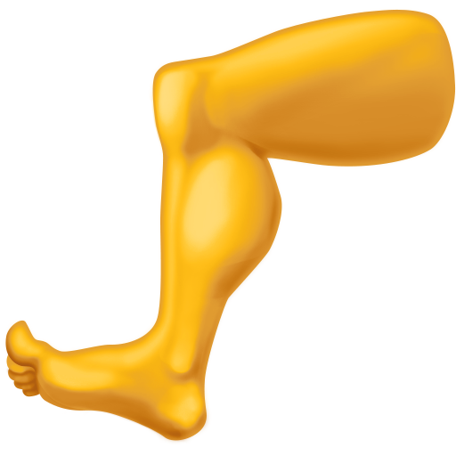 leg as rendered by Facebook