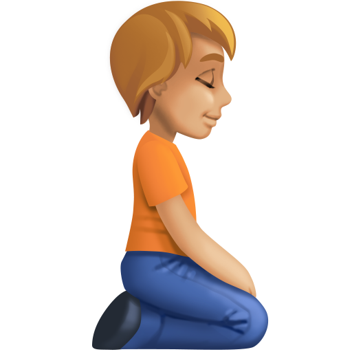 Person Kneeling Facing Right: Medium-Light Skin Tone, the design in this release