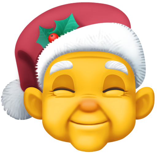Mx Claus as rendered by Facebook