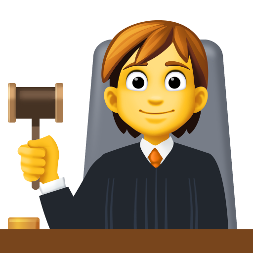 judge as rendered by Facebook