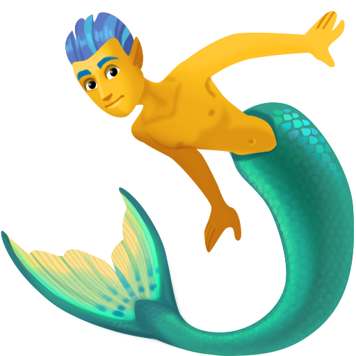 merman as rendered by Facebook
