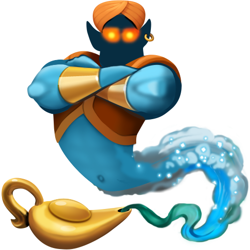 genie as rendered by Facebook